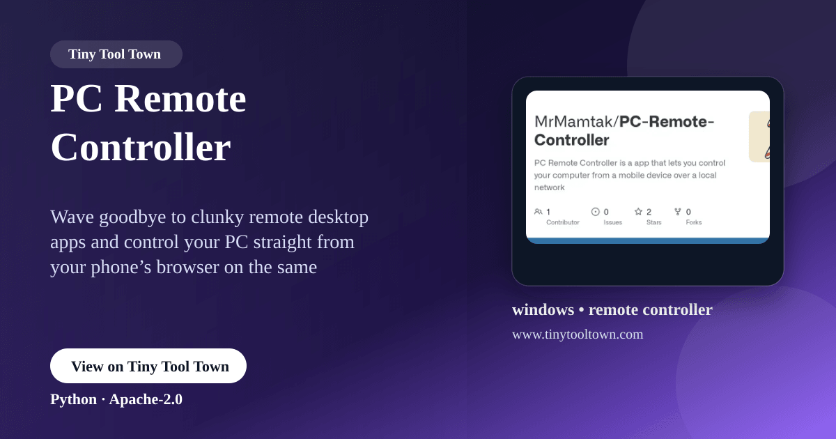 Remote Controller For Computer PC Remote Controller - PC Remote Controller is a app that lets you...