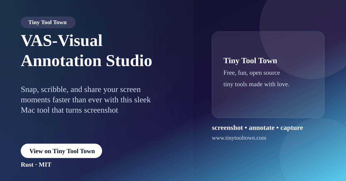 VAS-Visual Annotation Studio - VAS — a faster screenshot annotation...