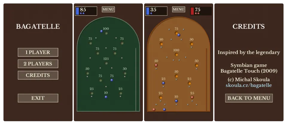 Screenshot of Bagatelle