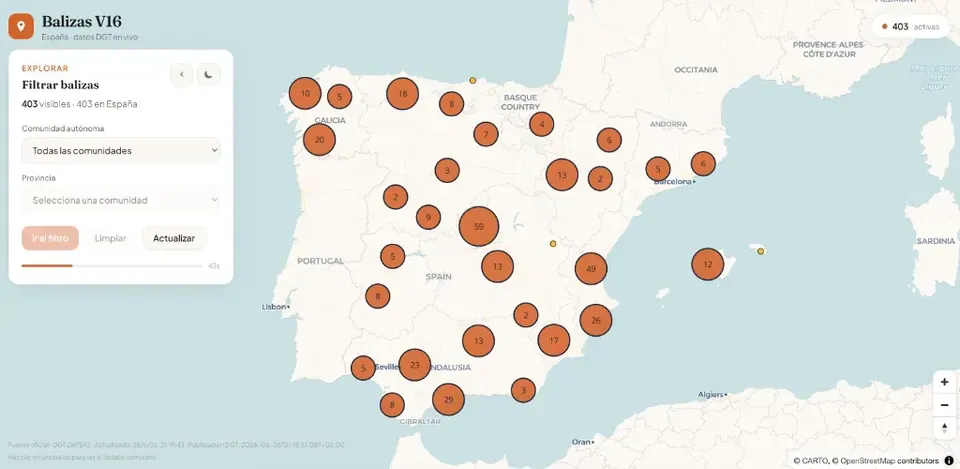 Screenshot of BalizasSpain