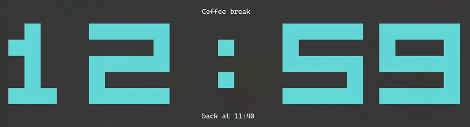 Screenshot of Break Timer