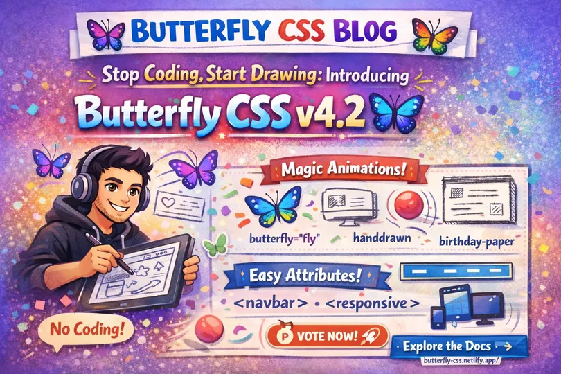Screenshot of butterfly css