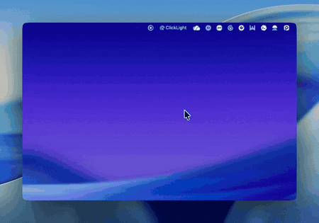 Screenshot of ClickLight