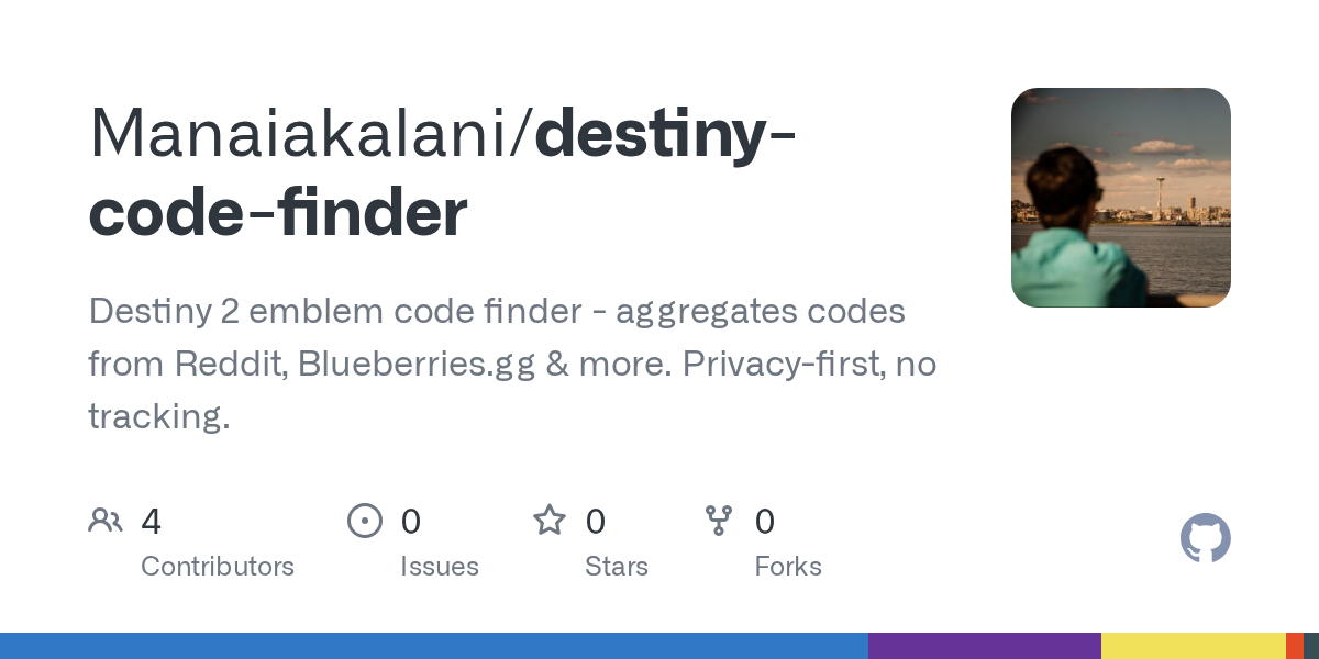 Screenshot of Destiny Code Finder