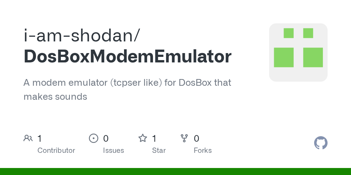 Screenshot of DosBoxModemEmulator