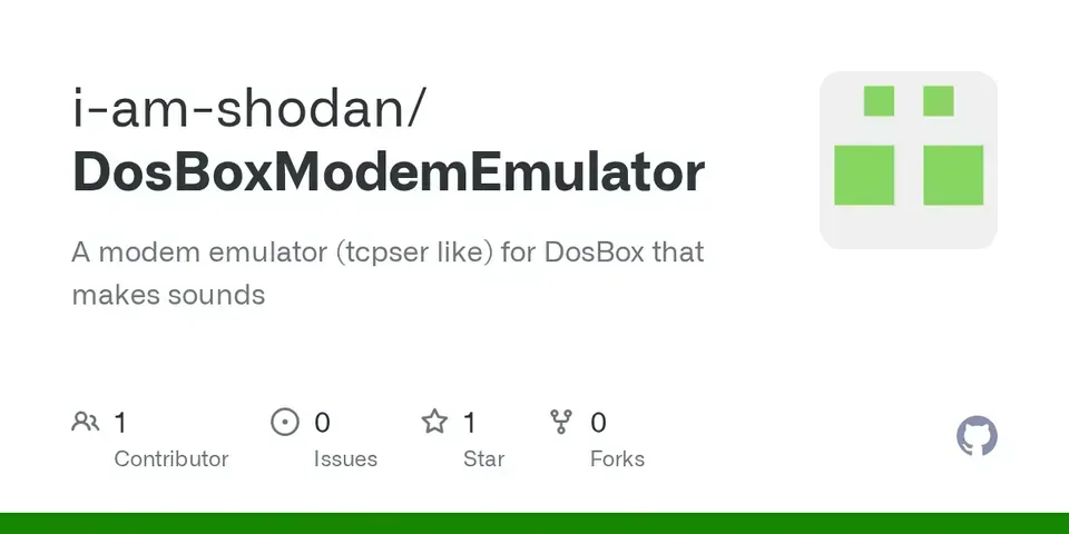 Screenshot of DosBoxModemEmulator