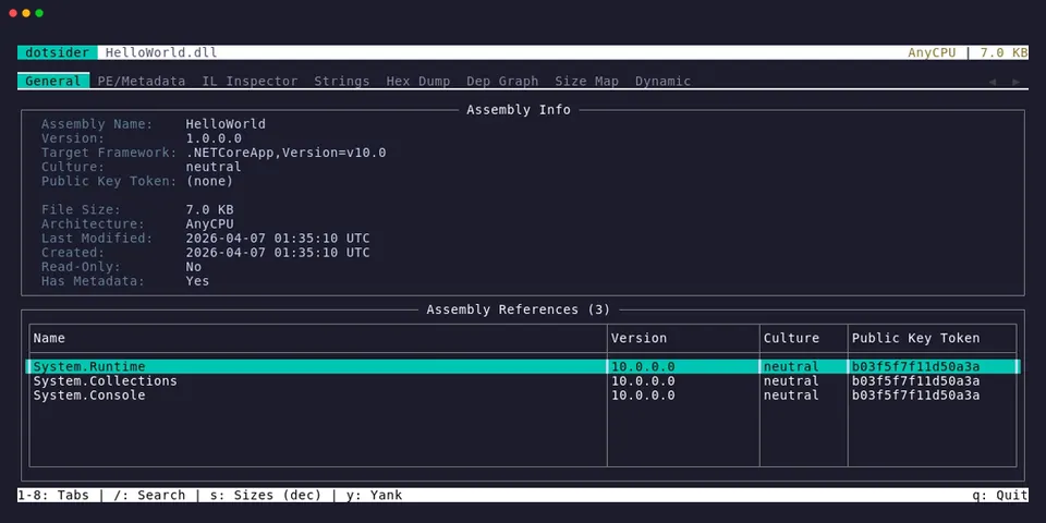 Screenshot of Dotsider