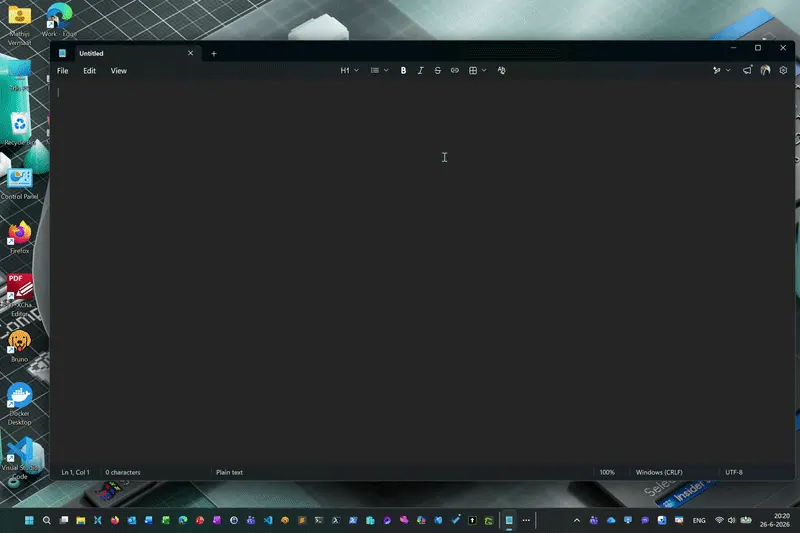 Screenshot of DragToDesktop