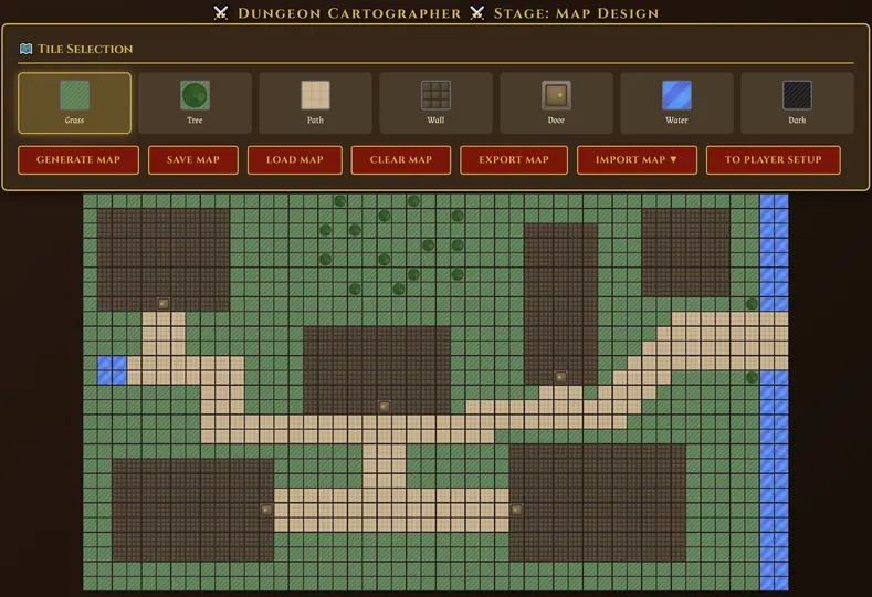 Screenshot of Dungeon Cartographer