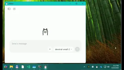 Screenshot of ElBruno.OllamaMonitor