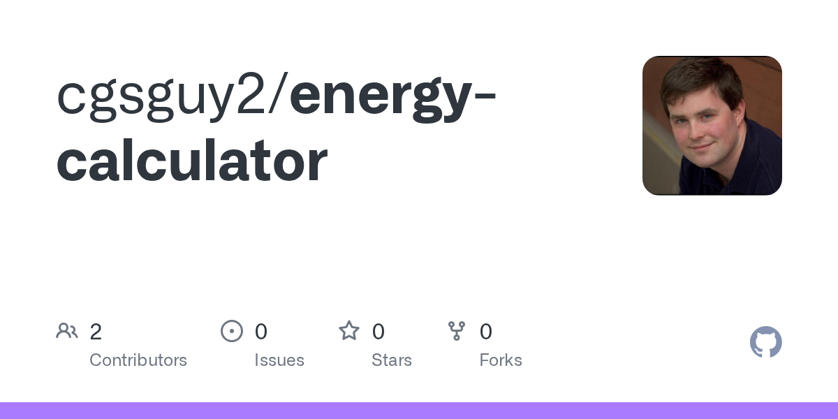 Screenshot of Energy Calculator