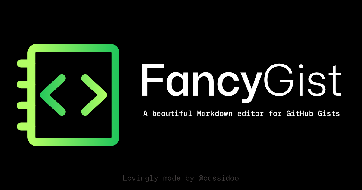 Screenshot of FancyGist