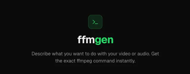 Screenshot of ffmgen