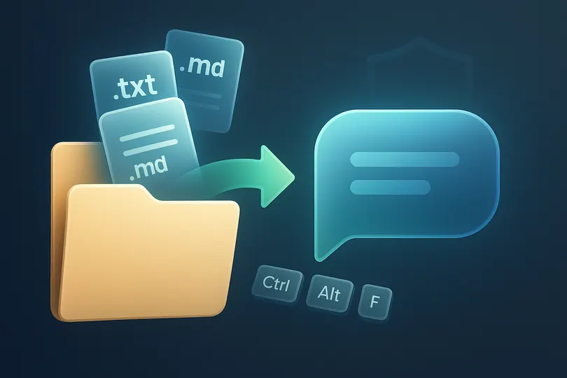 Screenshot of FolderSnippets