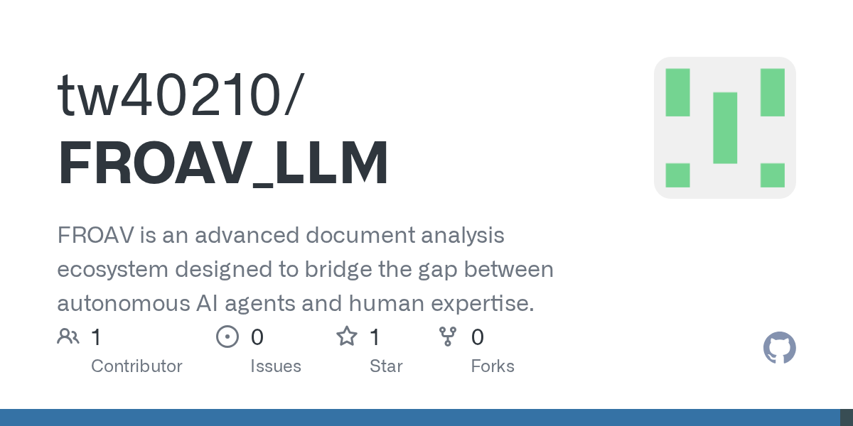 Screenshot of FROAV:Framework for RAG Observation and Agent Verification