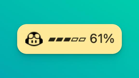 Screenshot of GitHub Copilot Usage Tracker