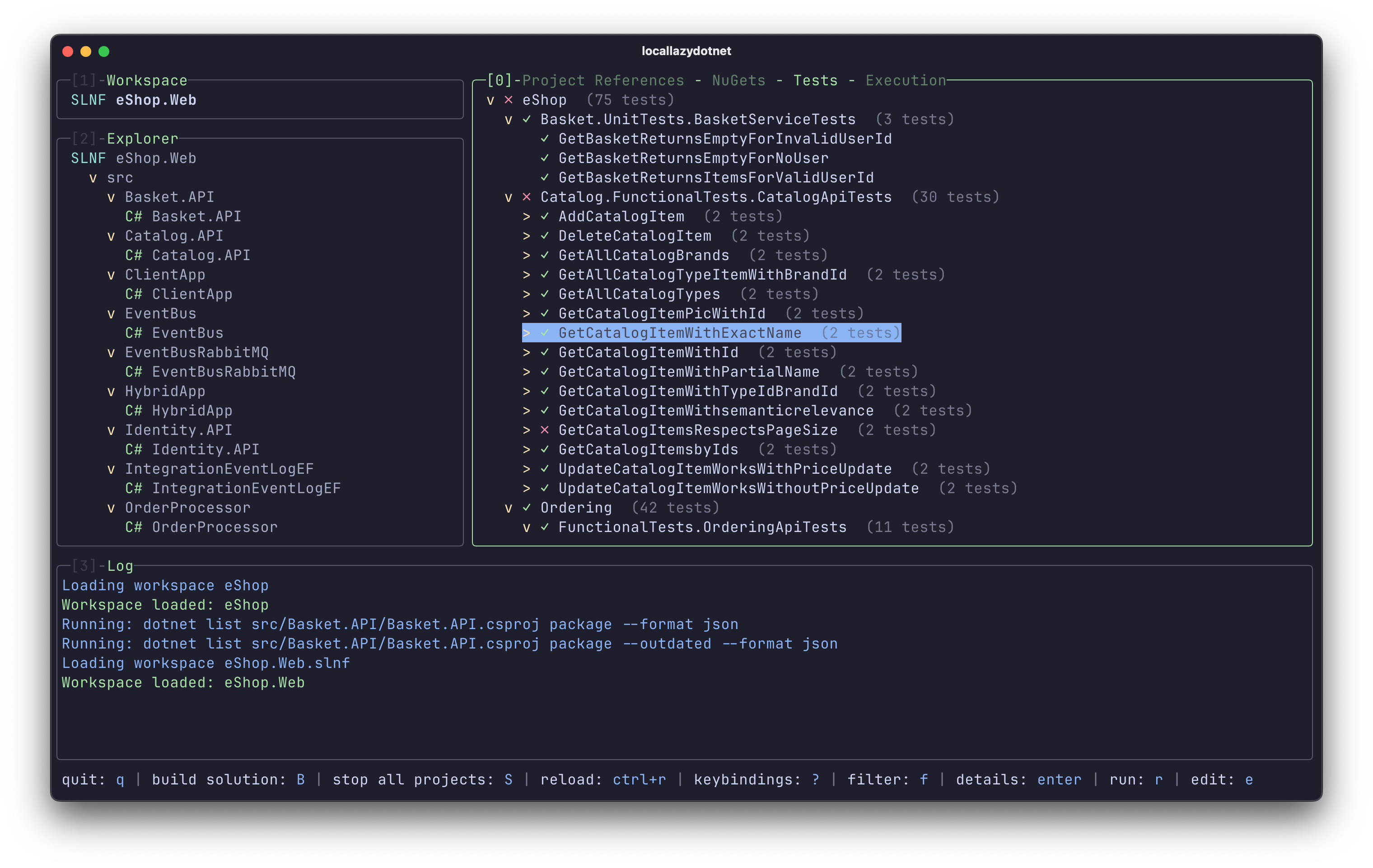 Screenshot of lazydotnet