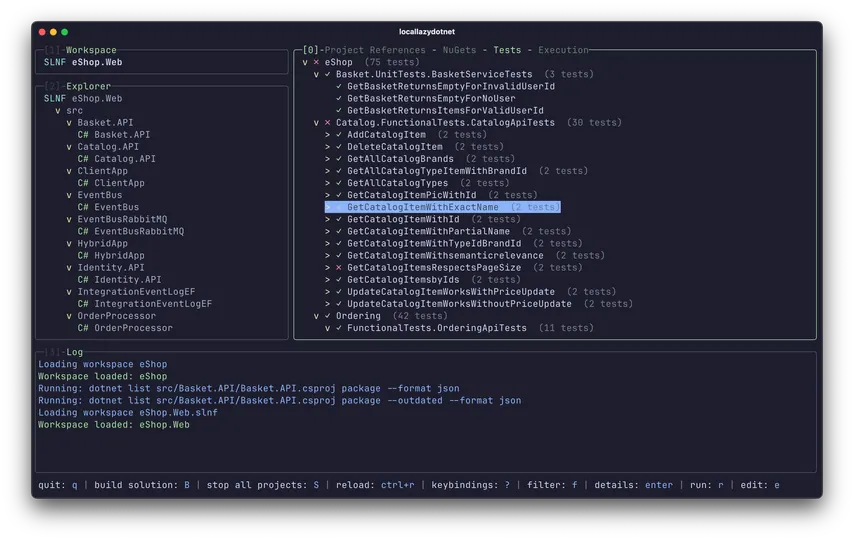 Screenshot of lazydotnet