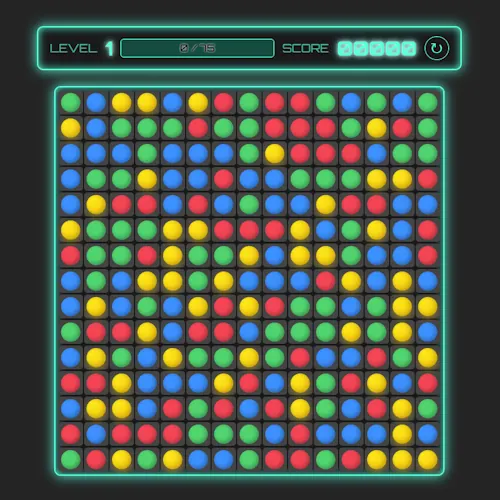 Screenshot of Match-4 Game