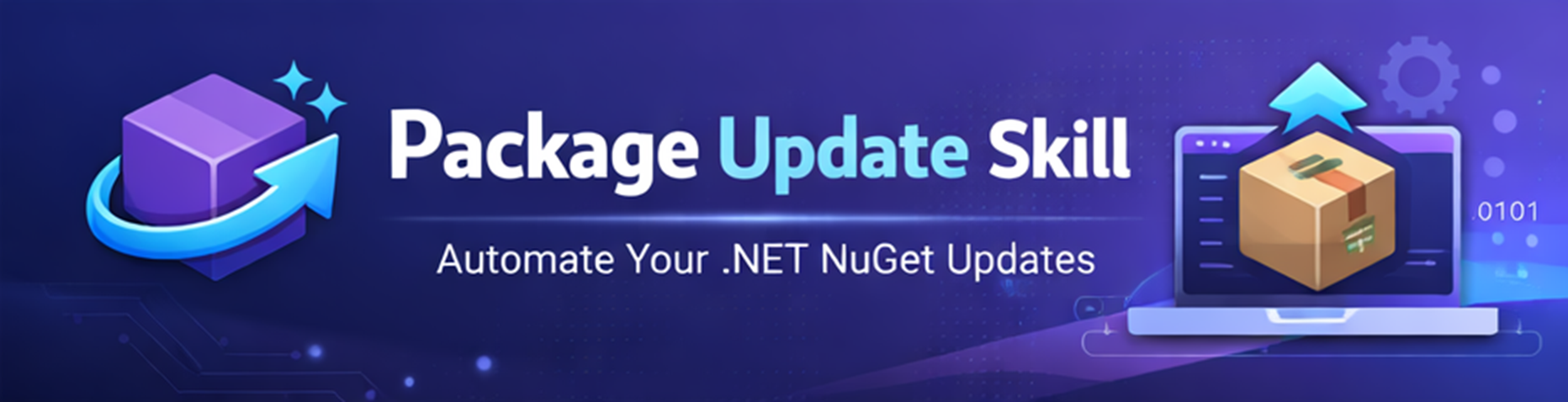 Screenshot of .NET Package Update Skill