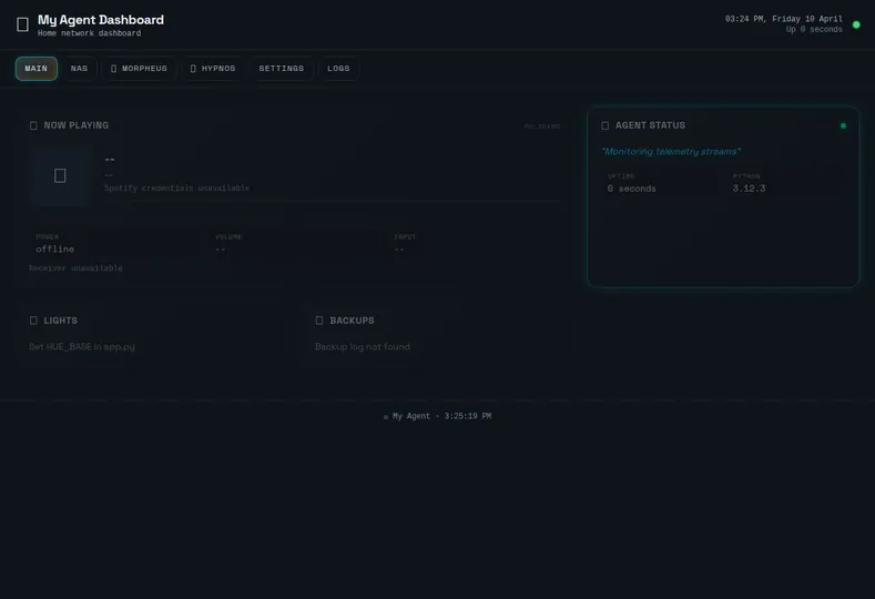 Screenshot of OpenClaw Dashboard
