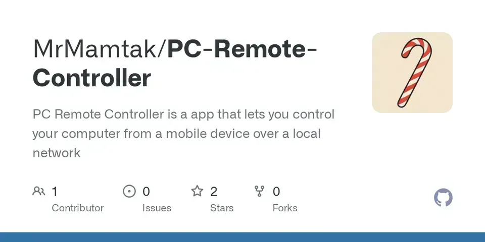 Screenshot of PC Remote Controller