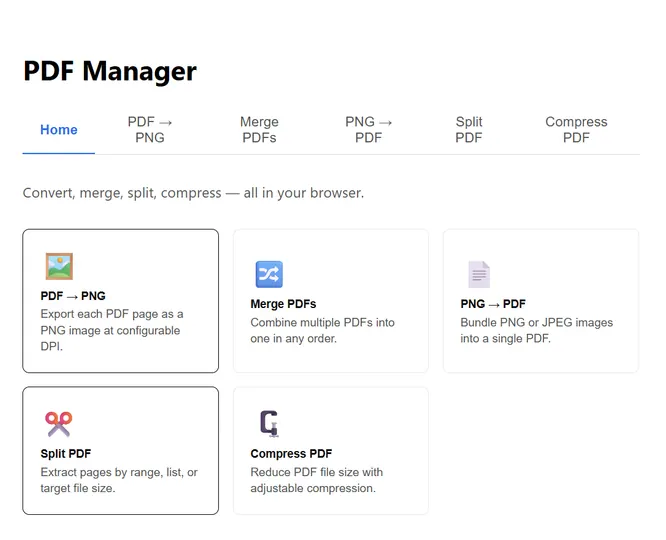 Screenshot of PdfUtility