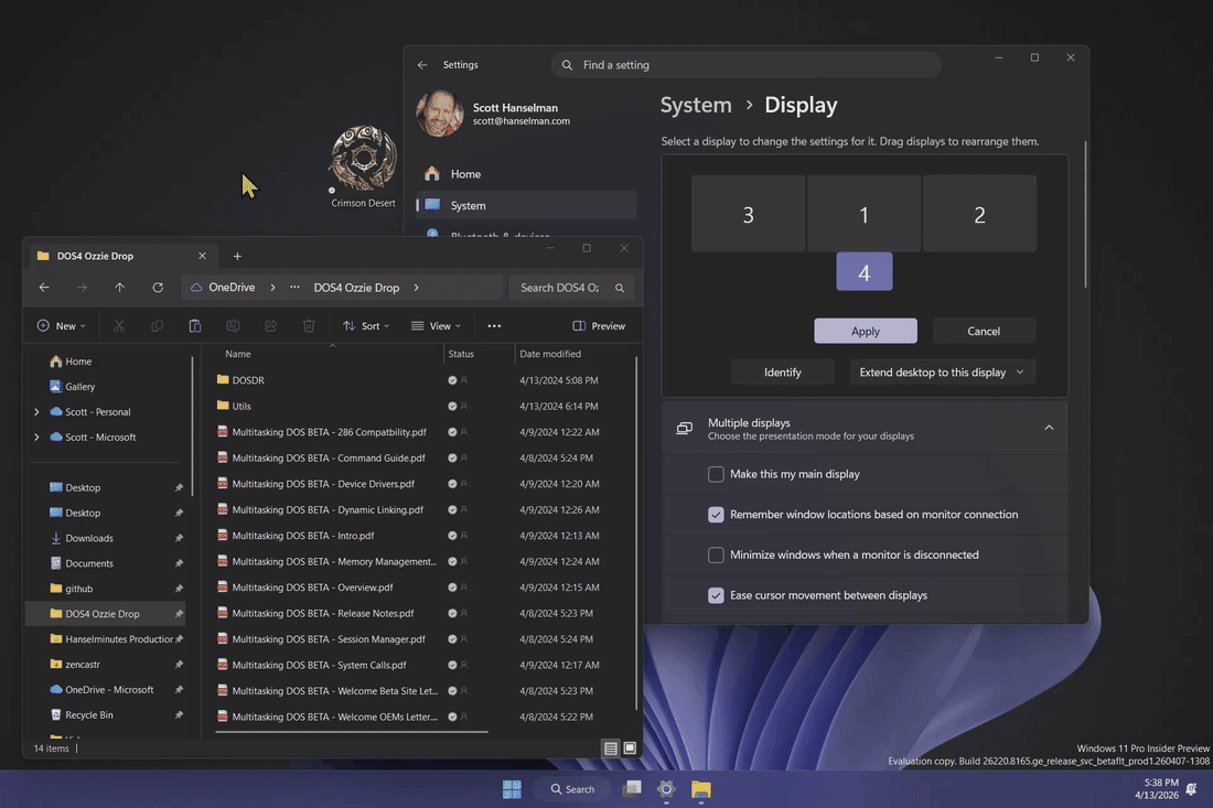 Screenshot of PeekDesktop