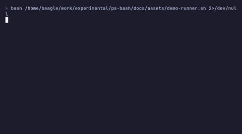 Screenshot of ps-bash