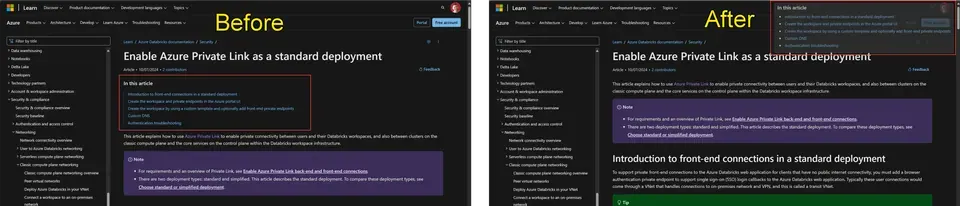 Screenshot of Refined Microsoft Learn