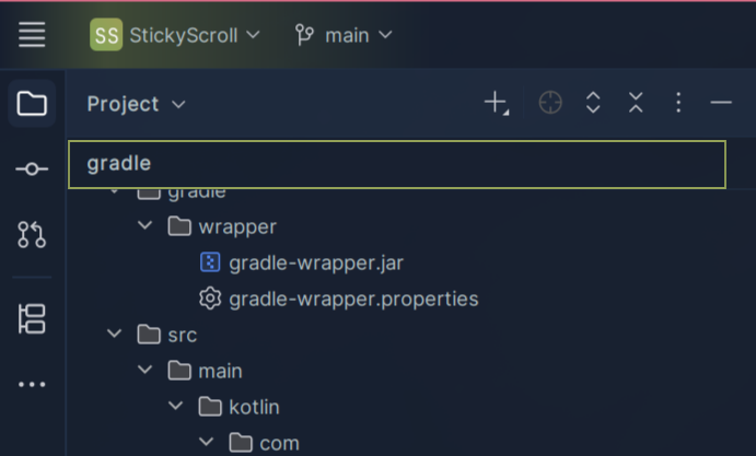 Screenshot of Sticky Scroll