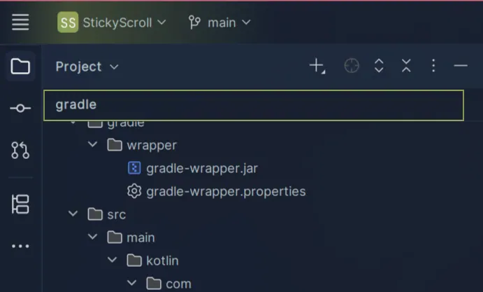 Screenshot of Sticky Scroll