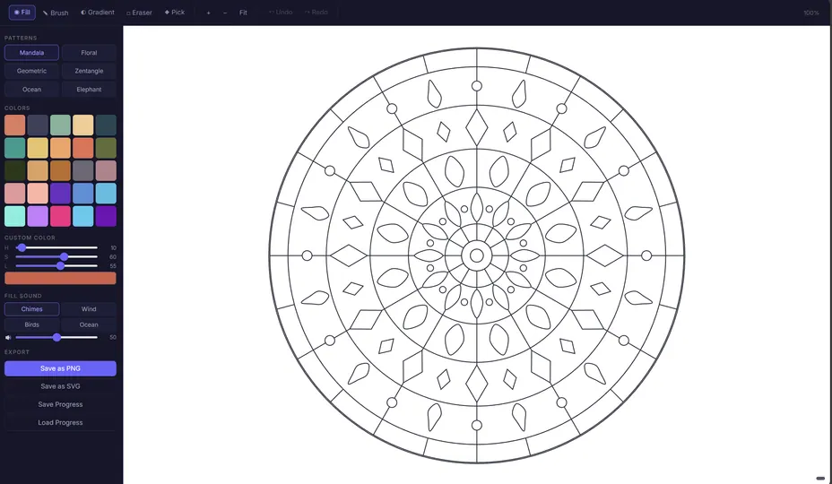 Screenshot of Stillness