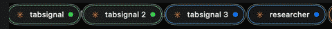 Screenshot of Tabsignal