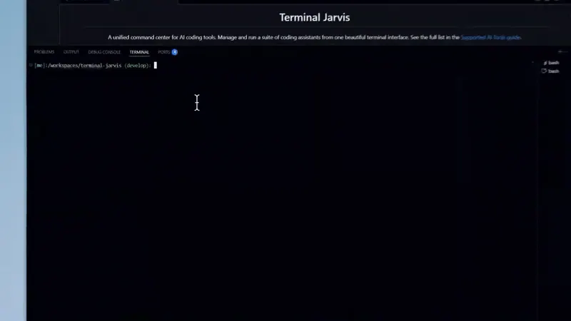 Screenshot of TJ (Terminal Jarvis)