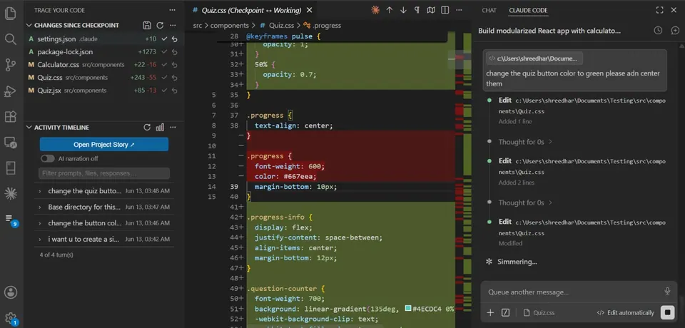 Screenshot of Trace Your Code