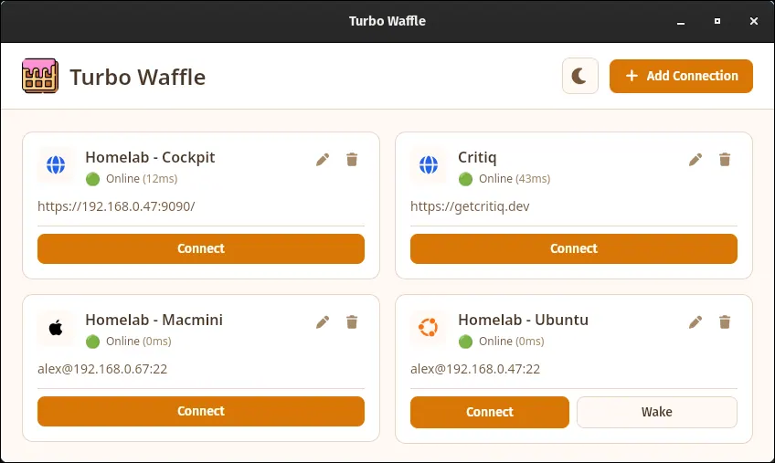 Screenshot of TurboWaffle