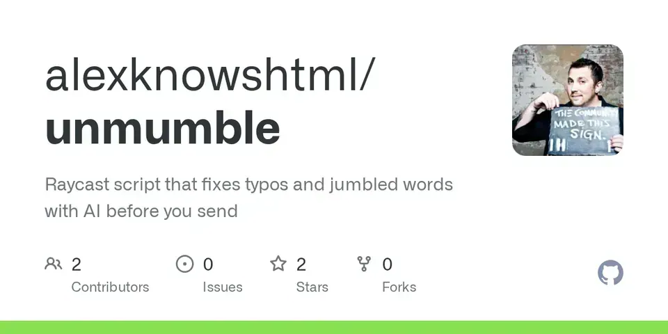 Screenshot of Unmumble