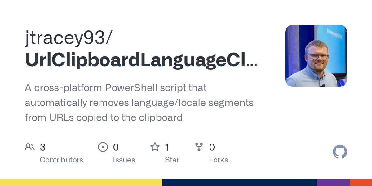 Screenshot of URL Clipboard Language Cleaner