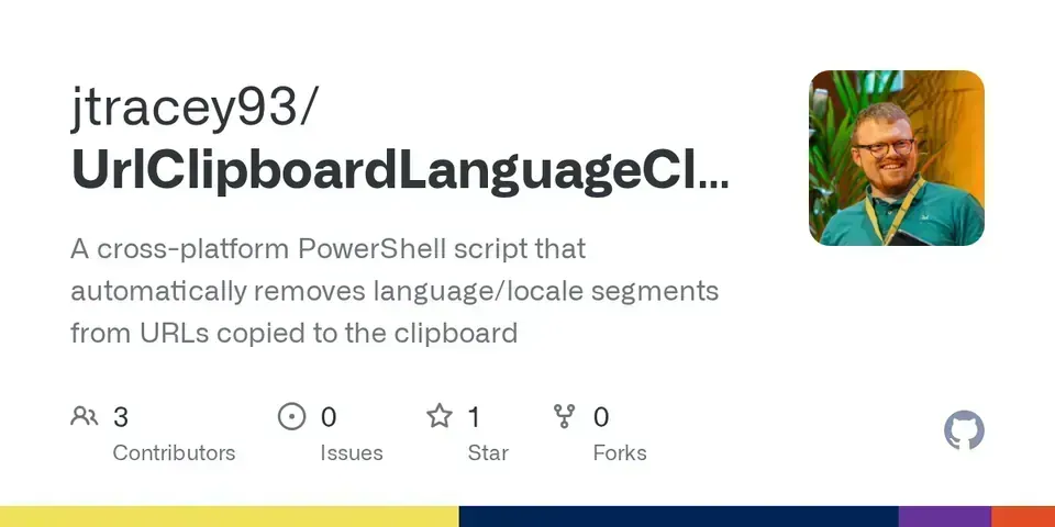Screenshot of URL Clipboard Language Cleaner