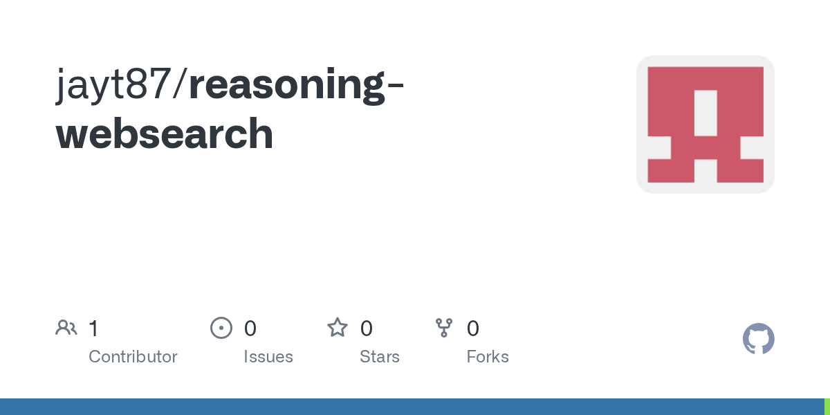Screenshot of Websearch \w reasoning!
