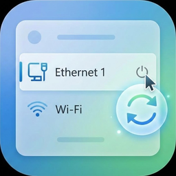 Screenshot of Windows Network Adapter Restarter