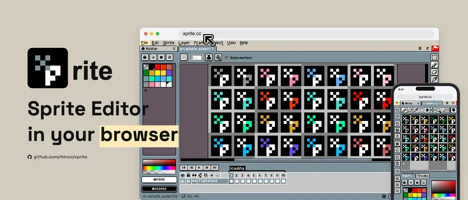 Screenshot of Xprite